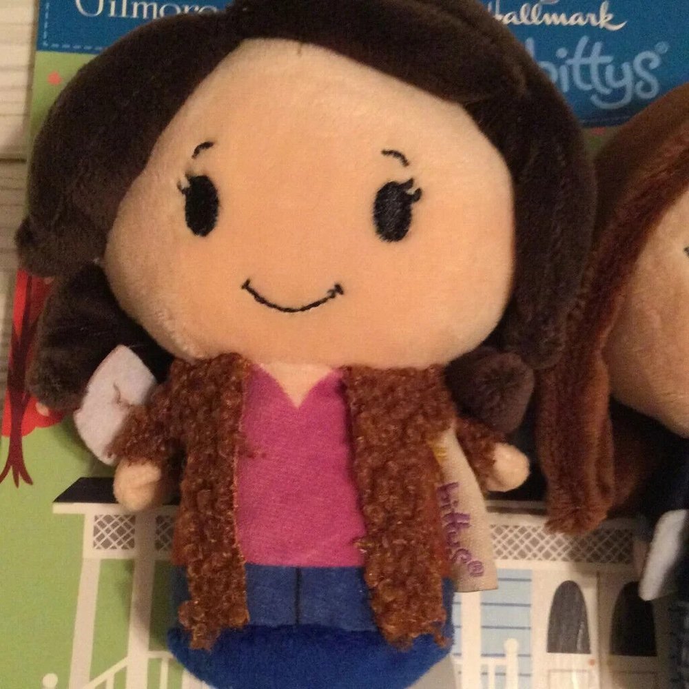 Hallmark itty bittys Gilmore Girls Lorelai Rory plush dolls *New* - Picture 3 of 9
